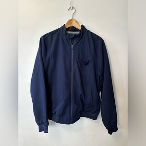 Fabletics Blue Full Zip Lightweight Jacket Size L